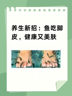 养生新招：鱼吃脚皮，健康又美肤