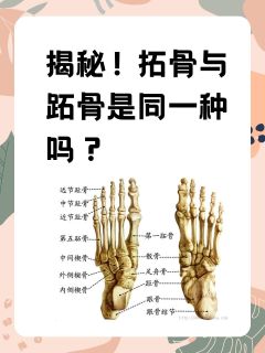 揭秘！拓骨与跖骨是同一种吗？