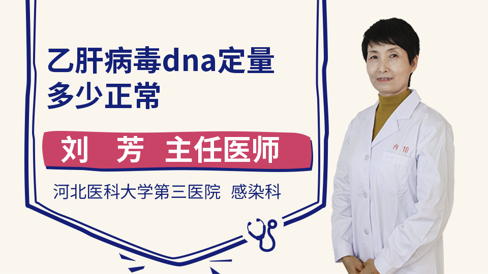 乙肝病毒dna定量多少正常